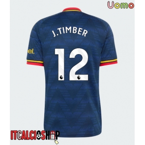 Arsenal Jurrien Timber #12 Seconda Maglia 2026-27 Manica Corta